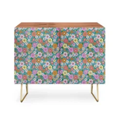 Schatzi Betty Floral Walnut Brown Credenza - Deny Designs -Furniture Sales Shop GUEST 0a08189f 7065 45b8 9b46 e2332000a555