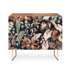 Marta Barragan Camarasa Lush Vintage Dark Jungle Walnut Credenza - Deny Designs -Furniture Sales Shop GUEST 120fa6ff 1275 4dca 8de6 294d63b07d45