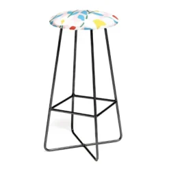 Maritza Lisa White Springs Florals Barstool - Deny Designs -Furniture Sales Shop GUEST 1a66faea d8e5 4595 a932 eb79b10f219b