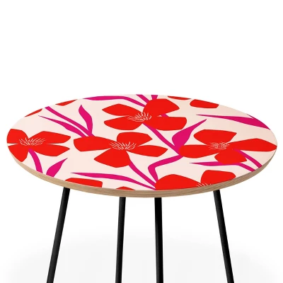 Maritza Lisa Floral Pattern Side Table - Deny Designs 3 Maritza Lisa Floral Pattern Side Table - Deny Designs