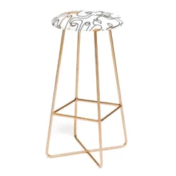 Sundry Society Single Line Faces Barstool - Deny Designs -Furniture Sales Shop GUEST 256fc04d 63df 4019 bd2d 1dc90f4d897b