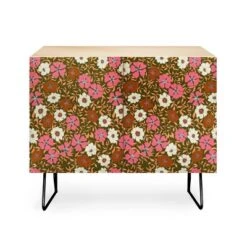 Schatzi Brown Jirra Floral Olive Credenza - Deny Designs -Furniture Sales Shop GUEST 27e4a44f 65d4 4204 b05b c1669165d94b