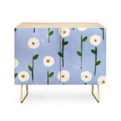 Reves Et Histoires Cute Little Flowers Gold Legged Credenza - Deny Designs -Furniture Sales Shop GUEST 3111adfe dfef 4392 92dd fc588254af33