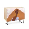 Maritza Lisa Woman Looking Back Credenza - Deny Designs