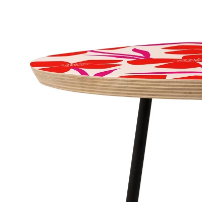 Maritza Lisa Floral Pattern Side Table - Deny Designs 4 Maritza Lisa Floral Pattern Side Table - Deny Designs - Image 2