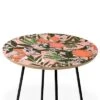 Round Marta Barragan Camarasa Olives In The Orange Flowers Side Table Pink/Black - Deny Designs -Furniture Sales Shop GUEST 378b9302 3ed0 45e3 9d04 b40ff322912d