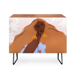 Maritza Lisa Woman Looking Back Credenza - Deny Designs -Furniture Sales Shop GUEST 3979fde0 565c 461e 8a9c ebd473557cd4