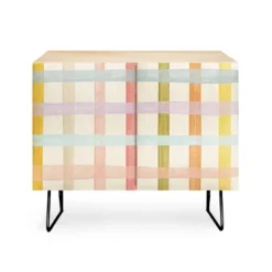 Gigi Rosado Pastel Plaid Credenza - Deny Designs -Furniture Sales Shop GUEST 3fb3b024 3b52 4f15 951a 0bff5e9576bb