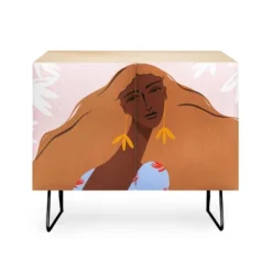 Maritza Lisa Woman Looking Back Credenza - Deny Designs -Furniture Sales Shop GUEST 4c6101a6 69e8 4816 89f3 36c32b4454c6