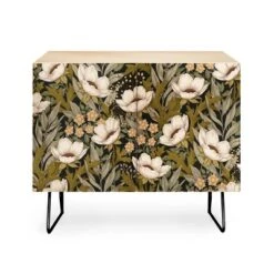 Avenie Floral Meadow Spring Green Credenza - Deny Designs -Furniture Sales Shop GUEST 5b9a5aed 9478 4261 8667 fc9612e5a11c
