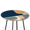 Sheila Wenzel-Ganny Cool Color Palette Pattern Side Round Table - Deny Designs -Furniture Sales Shop GUEST 5c4a10c6 4589 4400 82d6 77ed308ac288