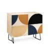 Color Poems Bold Minimalism XII Credenza - Deny Designs