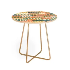 Gigi Rosado Pastel Mosaic Side Round Table - Deny Designs -Furniture Sales Shop GUEST 5f4e9e5e f383 4cc3 a821 6b9647bd0aea
