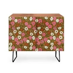 Schatzi Brown Jirra Floral Olive Walnut Credenza - Deny Designs -Furniture Sales Shop GUEST 5fb3e46e 6d4d 4a59 8429 127eb6838b54