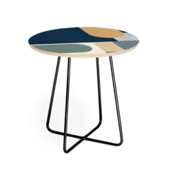 Sheila Wenzel-Ganny Cool Color Palette Pattern Side Round Table - Deny Designs -Furniture Sales Shop GUEST 63627a00 69a2 46ed a6d6 b5e610cb56b4