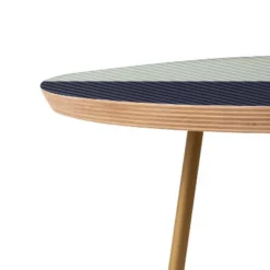 Round Colour Poems Color Block Lines Side Table Green/Gold - Deny Designs -Furniture Sales Shop GUEST 709593b4 a560 46ef 9d95 91a3c2b5b12f