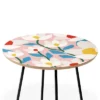 Maritza Lisa White Springs Florals Side Table - Deny Designs -Furniture Sales Shop GUEST 73cb7355 0e0d 4f4b becb c9d0e0077b7f