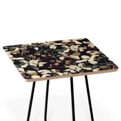 Cayena Blanca Herbolarium Side Square Table - Deny Designs