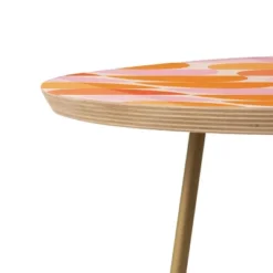ThirtyOne Illustrations Tangerine Side Table - Deny Designs -Furniture Sales Shop GUEST 9a3759bd 083a 408b b91a 63531c31ffbb