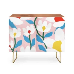 Maritza Lisa White Springs Florals Credenza - Deny Designs -Furniture Sales Shop GUEST 9b845135 841e 4824 866c 79fa5b597643