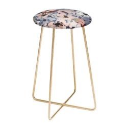 Marta Barragan Camarasa Distorted Garden Tiles Counter Stool - Deny Designs -Furniture Sales Shop GUEST a243c65f c10e 4f6b 93f2 668d28131a90