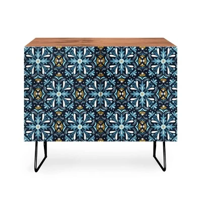 Heather Dutton Andalusia Midnight Blues Walnut Credenza - Deny Designs 5 Heather Dutton Andalusia Midnight Blues Walnut Credenza - Deny Designs - Image 3