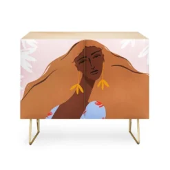 Maritza Lisa Woman Looking Back Credenza - Deny Designs -Furniture Sales Shop GUEST b1c65858 8524 44cb 80ef c672d3939984