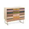 Gigi Rosado Brown Striped Pattern Credenza - Deny Designs -Furniture Sales Shop GUEST c495a525 2c19 485f 8fdd 62c7c5670c09