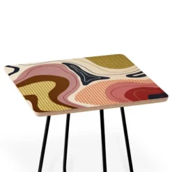 Viviana Gonzalez Retro Fusion Side Square Table - Deny Designs