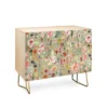 Ninola Design Countryside Colorful Plants Credenza Green/Gold - Deny Designs -Furniture Sales Shop GUEST c8915e10 6e8c 4bfa 8d4c a722a2839a33