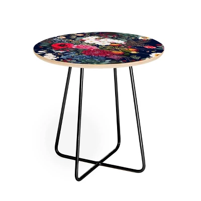 Burcu Korkmazyurek Midnight Garden VI Side Round Table - Deny Designs 6 Burcu Korkmazyurek Midnight Garden VI Side Round Table - Deny Designs - Image 4