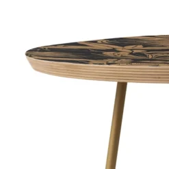 Marta Barragan Camarasa Tropical Night Heat Side Table Round Black/Gold - Deny Designs -Furniture Sales Shop GUEST ddc5fe71 7e85 4c1a 9767 5de4e4f7c52e