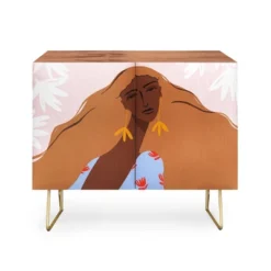 Maritza Lisa Woman Looking Back Credenza - Deny Designs -Furniture Sales Shop GUEST de43d291 3e27 48d5 b00e 084751c343a6