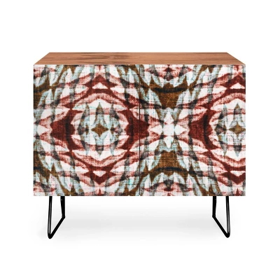 Marta Barragan Camarasa Mosaic Bohemian Style Walnut Credenza - Deny Designs 5 Marta Barragan Camarasa Mosaic Bohemian Style Walnut Credenza - Deny Designs - Image 3