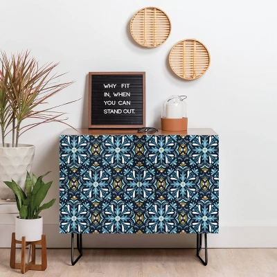 Heather Dutton Andalusia Midnight Blues Walnut Credenza - Deny Designs 4 Heather Dutton Andalusia Midnight Blues Walnut Credenza - Deny Designs - Image 2